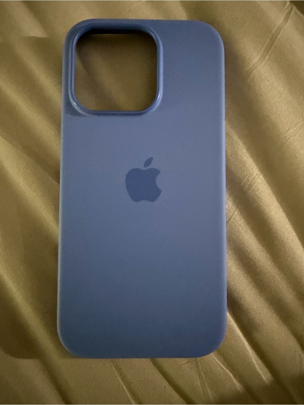 Apple Silicone 16 Pro iPhone Case in Slate Blue